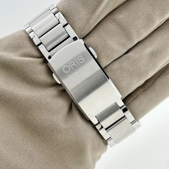 Oris Aquis Dat Watt LE Stainless Steel 43.5mm Automatic Men’s Watch 7734 - Picture 7 of 10
